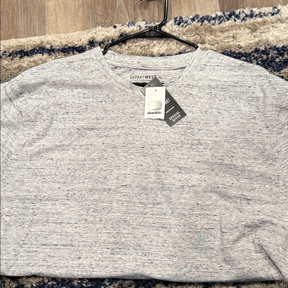 Departwest Men's Gray Short Sleeve Tee